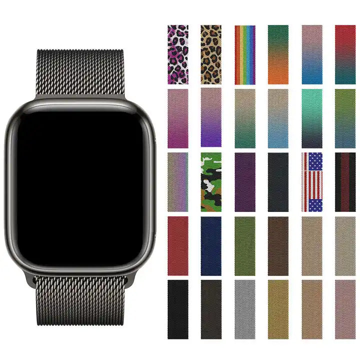 Watch Bands - Milanese Stainless Steel Magnetic Strap -Apple Compatible